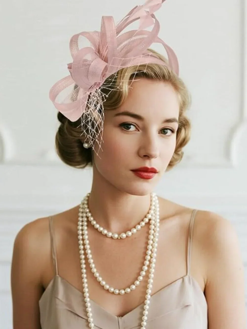 Fascinators Hats for Women, Elegant Tea Party Headband Derby Hats for Cocktail,